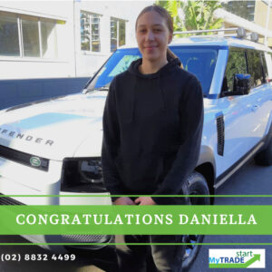 Daniella got offered a full Apprenticeship with The Alto Group